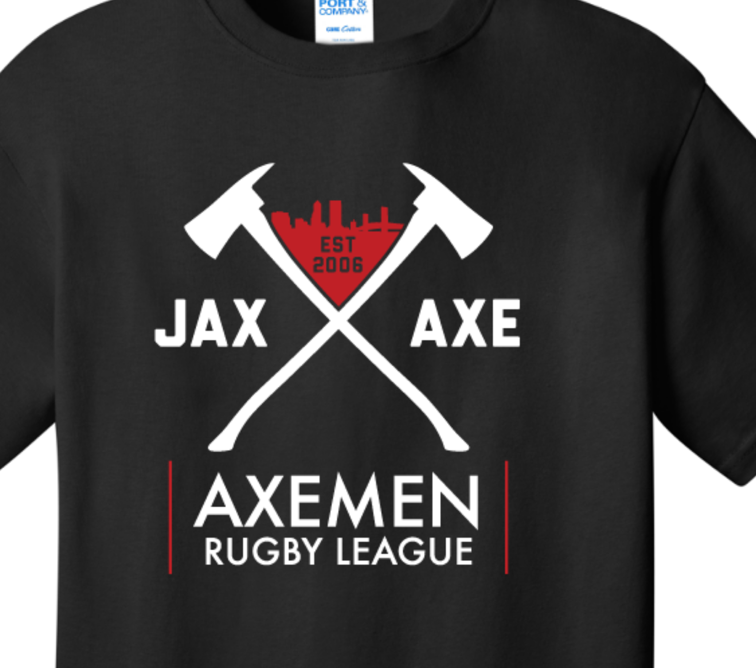 Axe X Tshirt - Jacksonville Axemen Rugby LeagueJacksonville Axemen ...